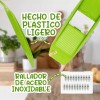 J.H. Company Rallador 3 En 1 Verduras Rebanador Manual Plano