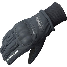 Komine GK-816 1080 Cycling Unisex Motorcycle WP Protect Winter Gloves, Black, L, Waterproof Protector, For Spring, Autumn and Winter