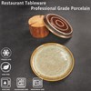 jinsongdafa Ceramic Dinner Plates Dish Set,Set of 4,for Lunch snacks