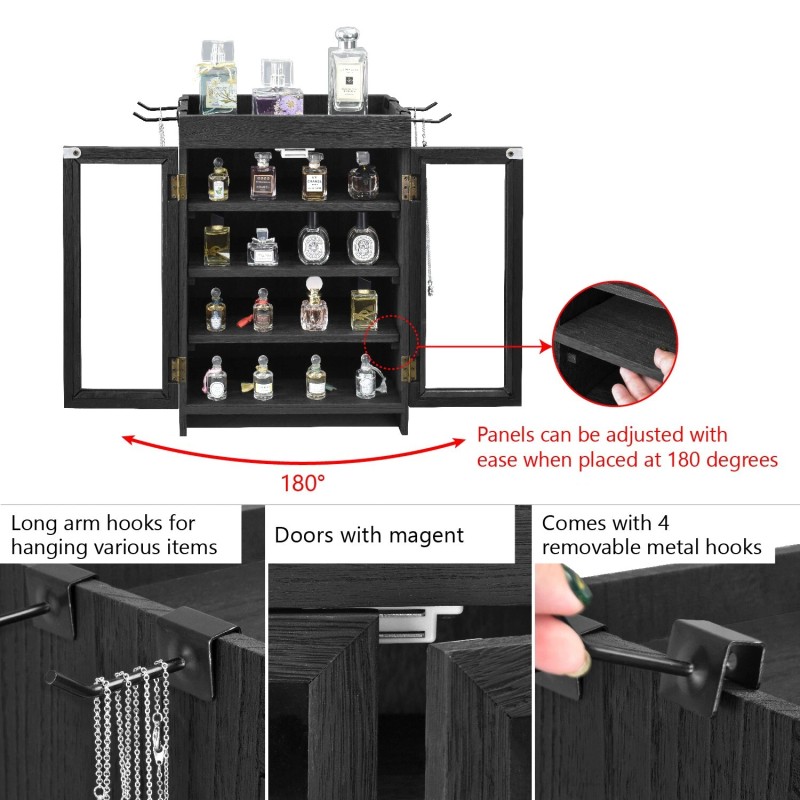 Neuxi Wooden Countertop Storage Cabinet,Adjust