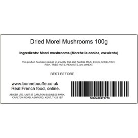 Morel Mushrooms Dried 100g Bag