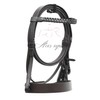Aces Equine HUNTER BRIDLE BLACK WITH 2" NOSEBAND & 1"