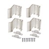 RV Designer H5277, Universal Sliding Mirrored Door Latch, 4-Pack, Interior