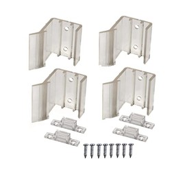 RV Designer H5277, Universal Sliding Mirrored Door Latch, 4-Pack, Interior Hardware
