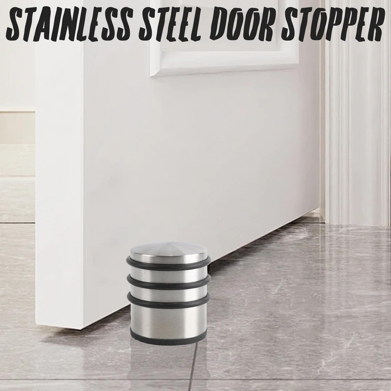 MEKBOK Heavy Duty Floor Door Stopper No Drill, Door Stops,