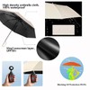 erised's bifrost Compact Folding Umbrella Carabiner Handle Coating Layer Fabric