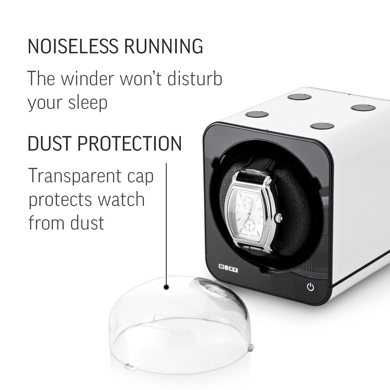 Abest Boxy Watch Winder for Automatic Watches with Vertical Rotor