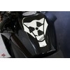 BIKE-label Tank Pad Motorcycle Sticker Radioactive White Universal Tank Protector