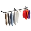 SERENITA 74.5" Super Long Industrial Pipe Clothing Rack 73 inch,
