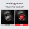 M.JVisun Red Ignition Starter Switch Sticker for Lexus ES GS