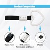 2PCS Heart-Shaped Car Handle Straps, Auto GRAP Handle Warning Pull