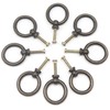binifiMux 8pcs Vintage Drop Ring Knobs Pulls for Dresser Drawer,