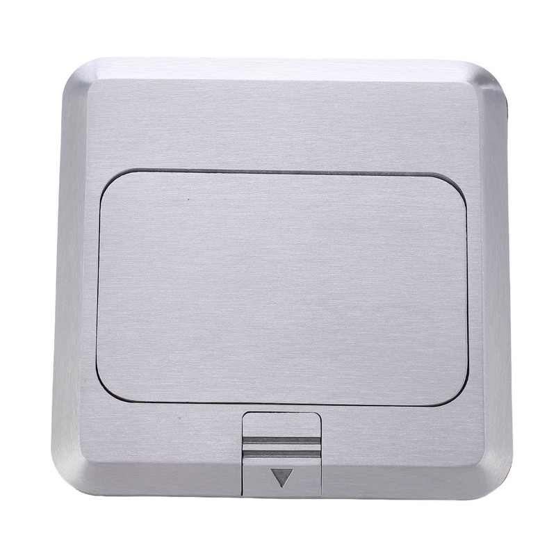 Floor Socket Waterproof Good Sealing Embedded Safe Practical Silver Bounce