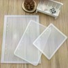 SEWACC 9piezas Molde De Silicona Para Libretas Molde Transparente De