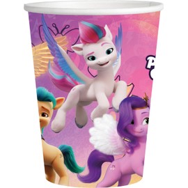 BeenSmile, My Little Pony Cups, Children's Cups, Children's Birthday Decoration, Party Supplies, 8 Units, 250 Ml