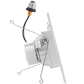 Maxxima 6 in. 5 CCT Retrofit Recessed Square LED Downlight - 1200 Lumens, Color Selectable 2700K-5000K (2700K/3000K/3500K/4000K/5000K), Dimmable, 90 CRI, Ideal for Kitchen, Bathroom, or Bedroom