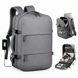 ECYWE Mochilas de viaje grandes, mochilas de viaje multifuncionales, con Puerto de Carga USB，mochilas de transporte, mochilas de senderismo, impermeables, mochilas para deportes al aire libre