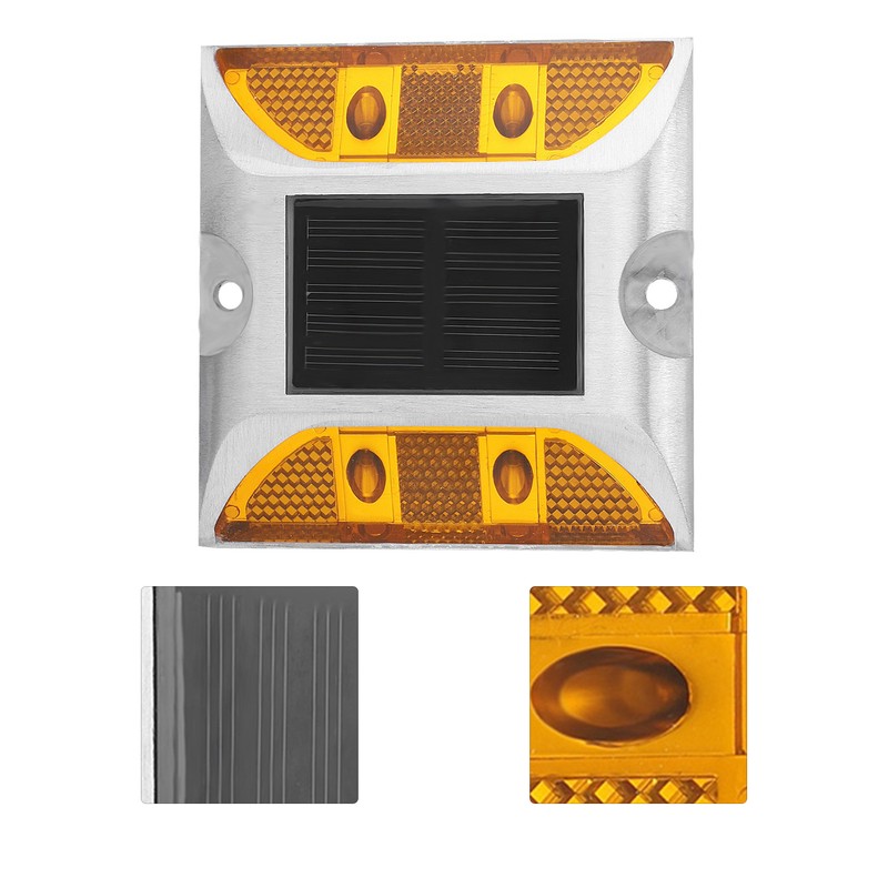 Casting Aluminum Road Stud Light Outdoor Solar Powered Lamp for