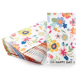 Karma, 20-Count 3-Ply Dinner Size Paper Napkins, Decorative Guest Paper Napkins for Party Picnic, Dinner, Baby Shower, Bridal Shower, Shelly Floral