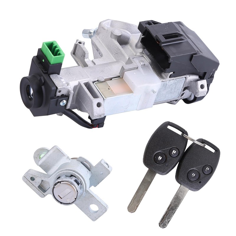 Complete Ignition Key Switch Cylinder & Door Lock Set Fit