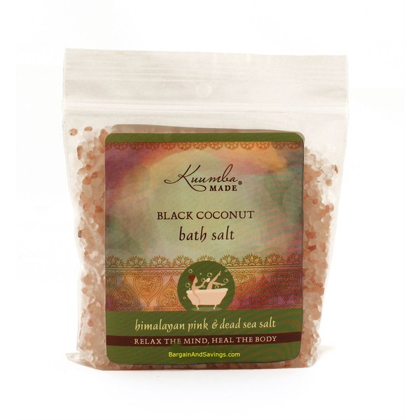 KUUMBA MADE Black Coconut Bath Salt, 5 OZ