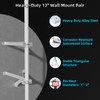 12" Heavy-Duty Antenna Mast, Antenna Wall Mount, Windproof Antenna Mounting