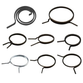 WYZBEN Replacement Door Handle Springs for Knob Lever Latch Internal Coil Repair Spindle Lock Spiral Torsion Spring Fits Turning Handles, Assortment Set of 8pcs