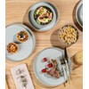 TheTerra Ceramic Dinnerware Sets for 6, 18 Pieces Porcelain Lightweight