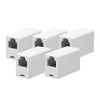 iMBAPrice RJ12/RJ11 6P6C White Straight Telephone Inline Coupler for Directly