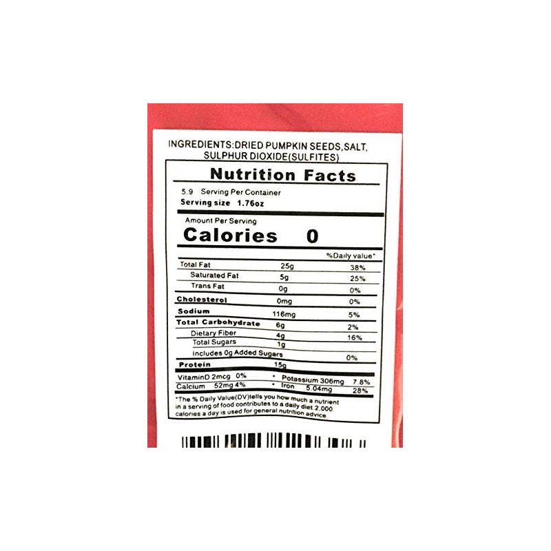 Golden Crop Dried Pumpkin Seeds 10.5 Oz(2 Pack)