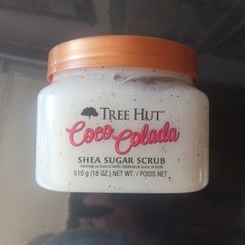 Tree Hut Coco Colada Shea Sugar Exfoliating and Hydrating Body Scrub, 18 oz. NEW