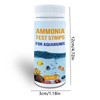 Ammonia Test Strips for Fish Tank, 50 Count Aquarium Test