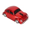 Wireless Mouse Red Sports Car Style 2.4GHz USB Receiver 1600DPI