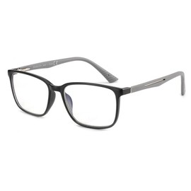 Simple Anti-Blue Light Glasses – Protect Your Eyes While Gaming, Working, or Browsing – Unisex & Adjustable:_Grey