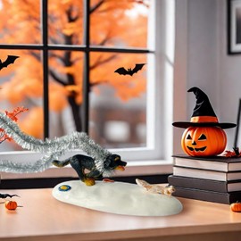 Blowind Snow Village National Lampoon's Christmas Vacation Accessories Snots on The Run Figurine,Gifts for Friends and Family