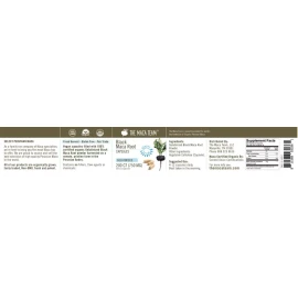 Gelatinized Black Maca Root Capsules - Organic, Non-GMO, Fresh Harvest, Enhances Energy, Stamina, and Vitality