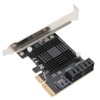 Expansion Card PCIE to 5 Ports SATA3.0 Module Converter Board