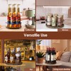Nuovoware 7 Bottles Rotating Coffee Syrup Rack, Coffee Syrup Rack