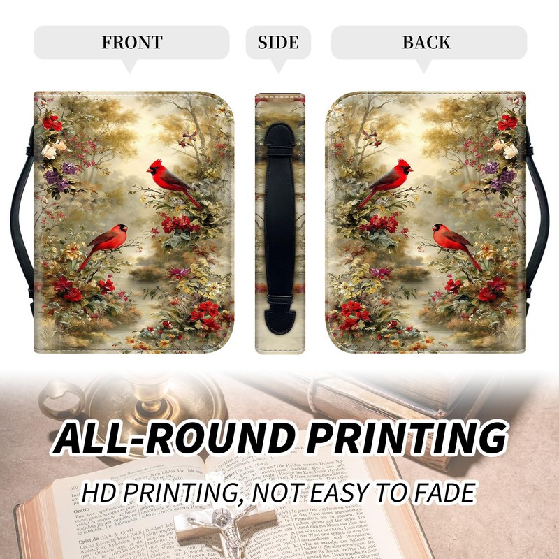 RMJKXQZG Leather Bible Cover Case for Women 12.2 * 9.06