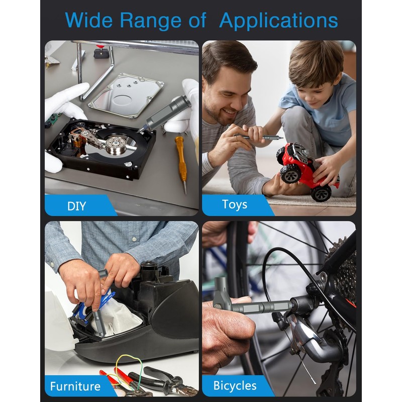 Newest AMIR 42 in 1 Ratchet Screwdriver Kit with 40