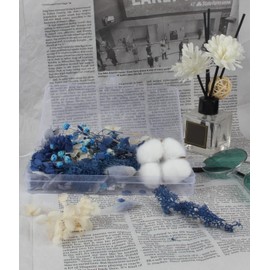 DEZ A Box of Dried Flowers Dried Flowers for Crafts Dried Flowers Wreath Gypsophila Dried Flowers Small Dried Flowers Decoration Small Dried Flowers Set