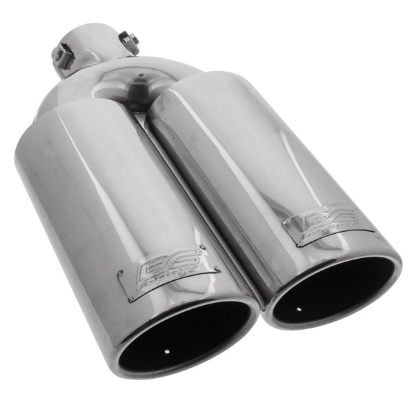 DC Sport EX-2012 Stainless Steel Oval Slant Cut Bolt-on Exhaust Tip