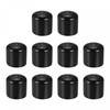 sourcing map 10 Pack 28mm ID Black Screw Thread Protectors