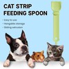 Cat Strip Feeder Spoon,Cat Treat Feeder for Cat Liquid Snack
