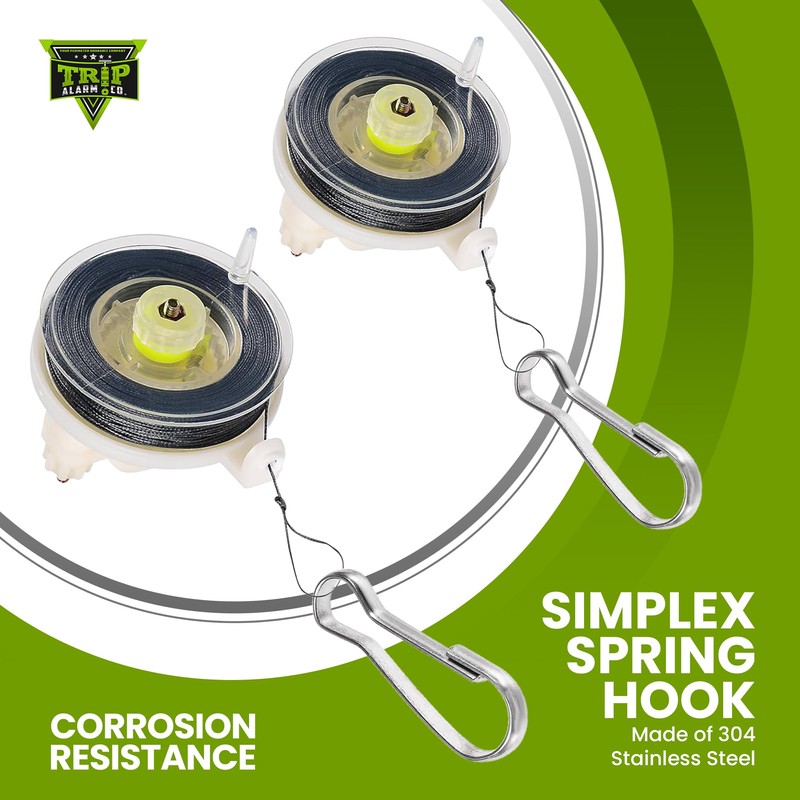 Kevlar Trip Wire on Reusable Reel By Trip Alarm Co