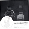 Baluue 2 Pcs Acrylic Watch Display Stand Transparent Jewelry Organizer