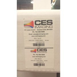 CES Imaging 4 Rolls 24"x150' 20lb Bond Canon 2" core IPF Plotter Paper 92 Bright White