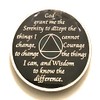 30 Year Green AA Medallion - Alcoholics Anonymous Bling Chip