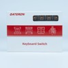 GATERON Pro Ultra Glory Red Keyboard Switches, Linear 5 pin
