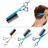2 in 1 Hair Scissors with Comb, Professional Hair Cutting